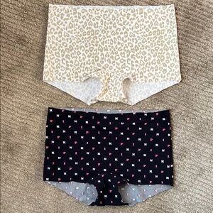 NWOT- PINK Victoria's Secret Leopard and Logo Print Panties